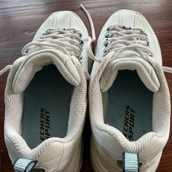 Skechers Sport Premium Sneakers Women's 7 White‎ Leather Slip-Resistant 1728EW - Picture 9 of 11